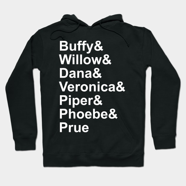 90's baddest Femmes Hoodie by goodwordsco